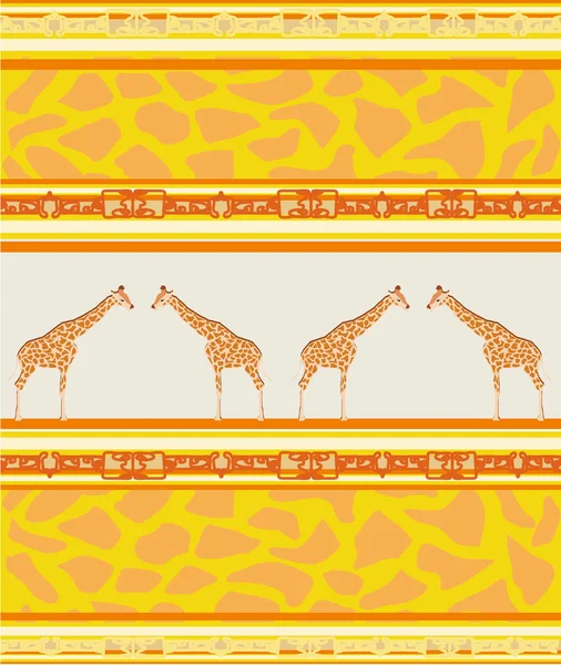 Naadloze Patronen Met Giraffe Huid Van Giraffe — Stockvector