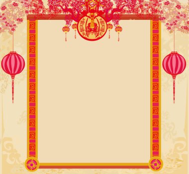 Fenerli Çin Yeni Yılı - çerçeve