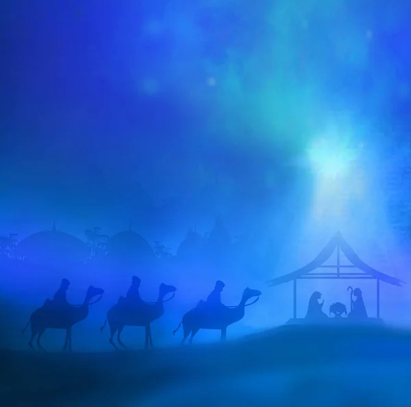 Birth of Jesus in Bethlehem — Stock Photo, Image