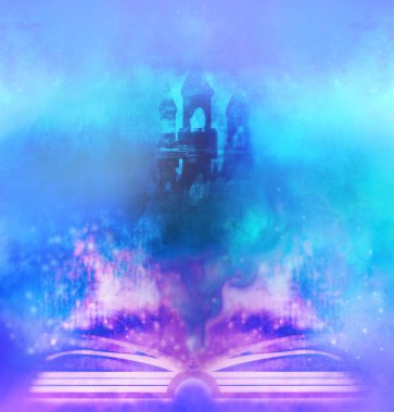 Masalların sihirli dünyası, kitaptan çıkan peri şatosu 