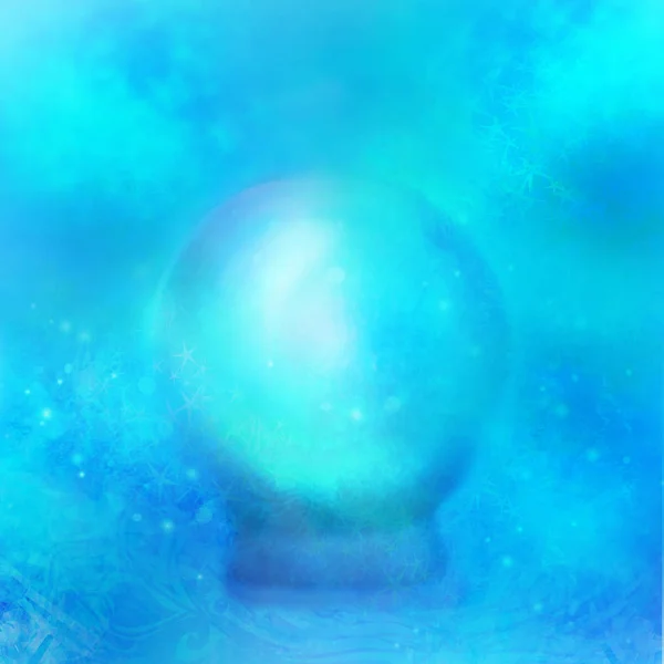 Fortuna teller sfera di cristallo — Foto Stock