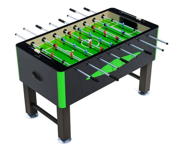 Table Football Rendering Isolated White Backgroun — Stock Photo, Image