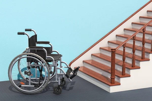 Fauteuil Roulant Escaliers Rendu — Photo