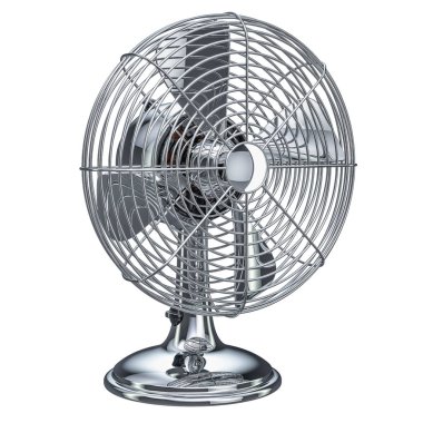 Retro tablo Fan, beyaz arka plan üzerinde izole 3d render