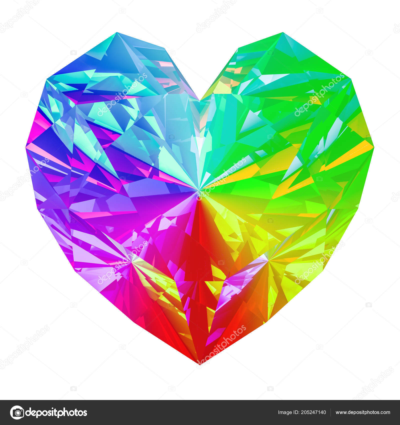 Heart Shaped Jewel Wallpaper