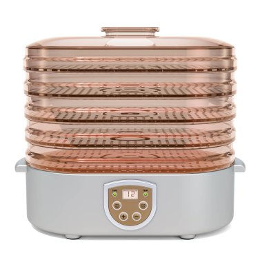 Elektrik gıda Dehydrator, beyaz arka plan üzerinde izole 3d render