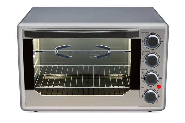 Convection Toaster Oven with Rotisserie and Grill, 3D rendering isolated on white background