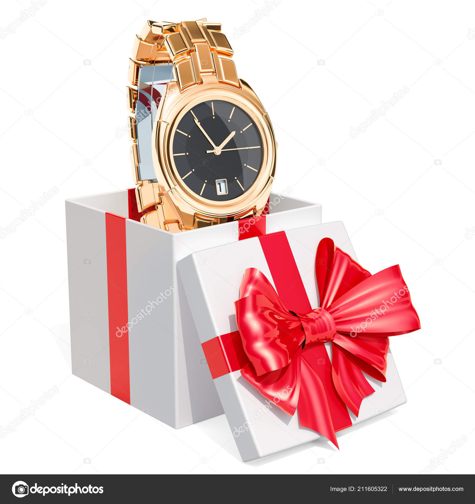 Wrist watch store gift box