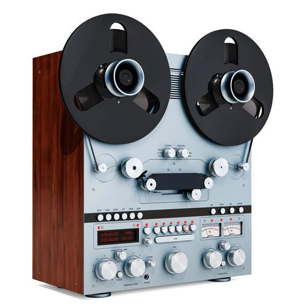 Retro bul kayıt cihazı closeup, 3d render