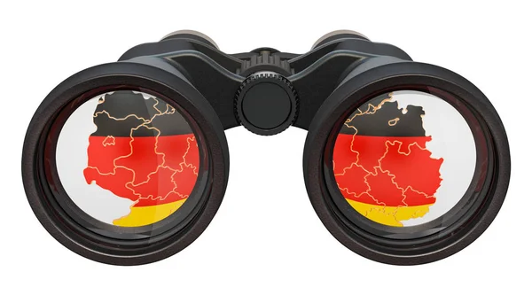 Casusluk Almanya Kavram Beyaz Arka Plan Üzerinde Izole Render — Stok fotoğraf