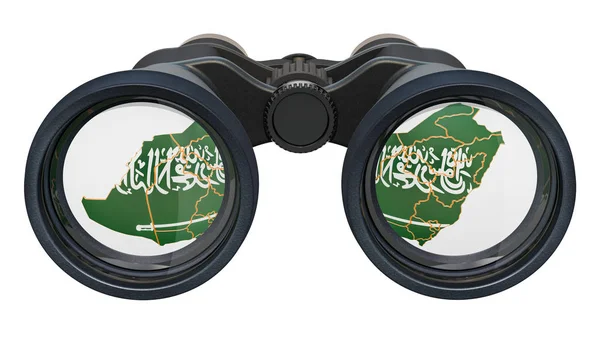 Espionage Saudi Arabia Concept Rendering Isolated White Background — Stock Photo, Image