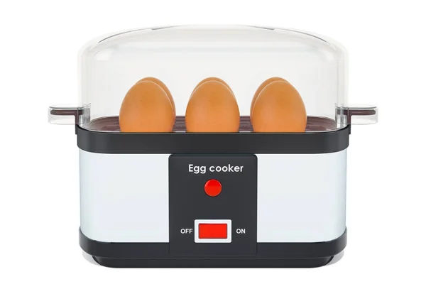 Egg Cooker Egg Boiler Eggs Rendering Isolated White Background — Stock Photo, Image