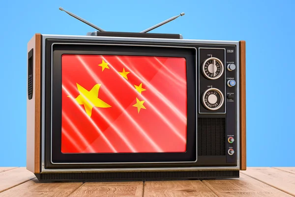 Concepto Televisión China Representación — Foto de Stock