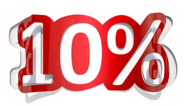 İndirim kavramı, kağıttan %10 yazıt kesimi, 3d işleme