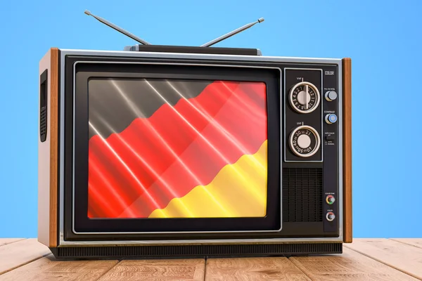 Έννοια Της Γερμανικής Τηλεόρασης Rendering — Φωτογραφία Αρχείου