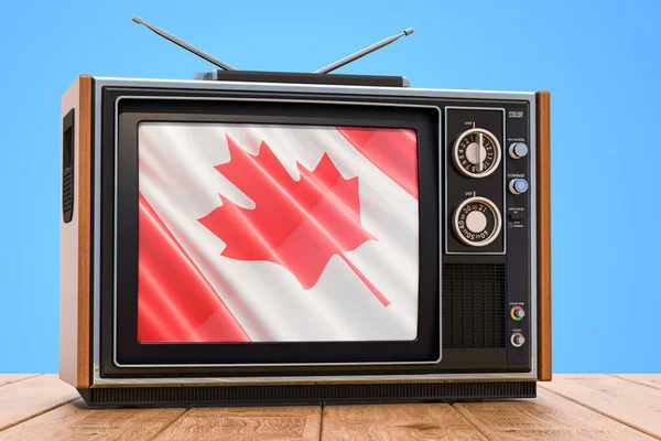 カナダのテレビの概念 レンダリング — ストック写真