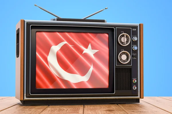 Konsep Televisi Turki Rendering — Stok Foto