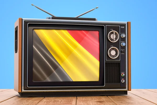 Concetto Televisivo Belga Rendering — Foto Stock