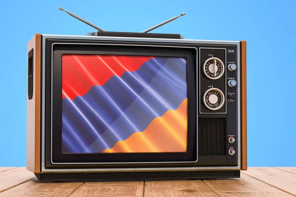 Ermeni Televizyon Kavramı Render — Stok fotoğraf