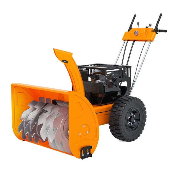 Snow blower, 3D rendering — Stock Photo, Image