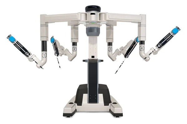 Système chirurgical robotique, rendu 3D — Photo