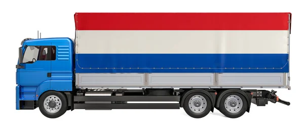 オランダにおける貨物輸送のコンセプト、3d レンダリング — ストック写真