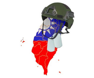 Tay askeri gücü, ordu veya savaş konsepti. 3d render