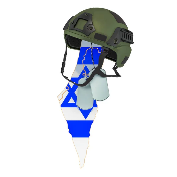 Israëlische militaire macht, leger of oorlogs concept. 3D-rendering — Stockfoto