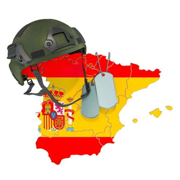 Spansk militär styrka, armé-eller krigs koncept. 3D-rendering — Stockfoto