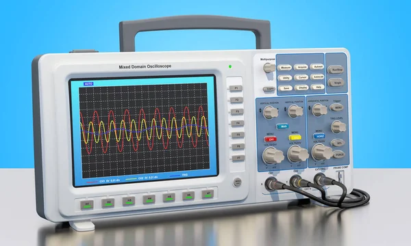 Osiloskop masada, 3d render
