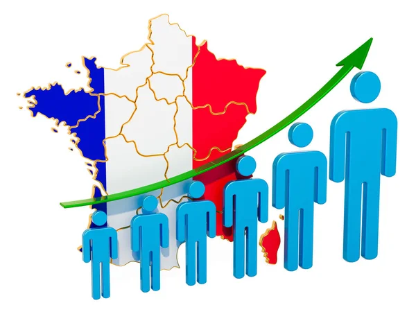 Αξιολόγηση της απασχόλησης και της ανεργίας ή θνησιμότητα και γονιμότητα στη Γαλλία — Φωτογραφία Αρχείου