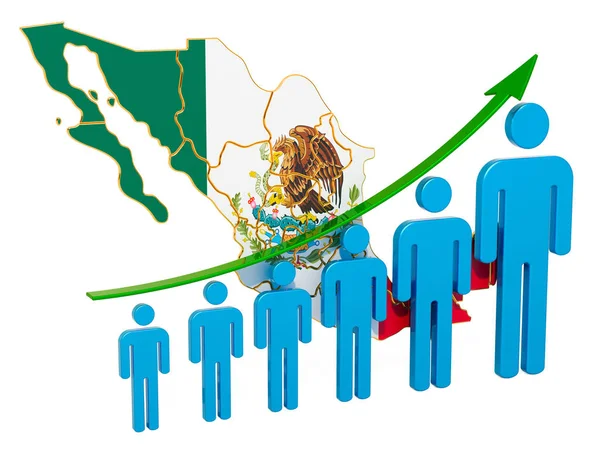 Classificação do emprego e desemprego ou mortalidade e fertilidade no México — Fotografia de Stock