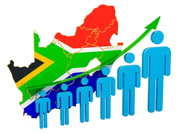 Classificação do emprego e desemprego ou mortalidade e fertilidade na África do Sul — Fotografia de Stock