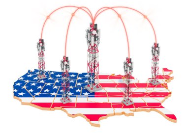 Amerika Birleşik Devletleri'nde mobil iletişim, baz istasyonları