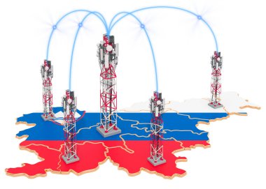 Slovenya'da mobil iletişim, haritada baz istasyonları