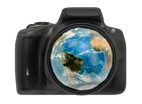 Travel and photography concept. Digital camera photo — Stock Photo, Image