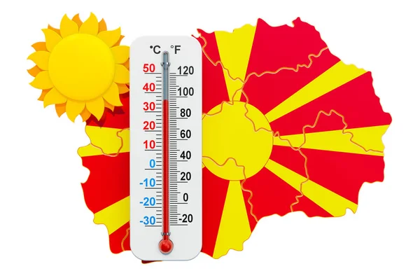 Θερμότητα στην πΓΔΜ έννοια. απόδοση 3D — Φωτογραφία Αρχείου