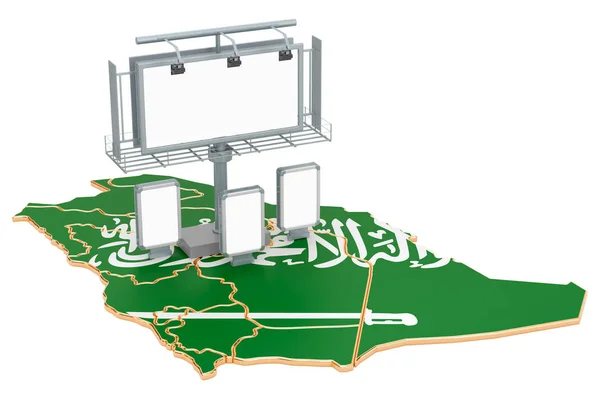 Publicidade Negócio na Arábia Saudita conceito, renderização 3D — Fotografia de Stock