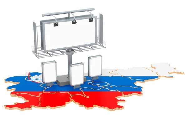 Publicidade Negócios na Eslovénia conceito, renderização 3D — Fotografia de Stock