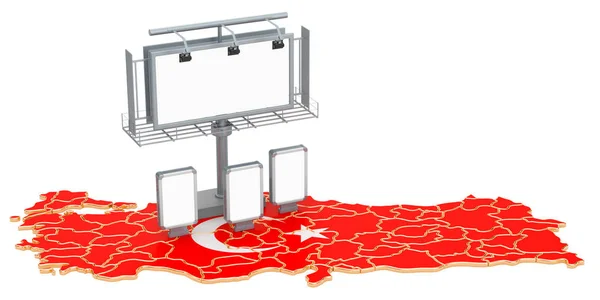 Publicidad Negocios en Turquía concepto, 3D rendering —  Fotos de Stock