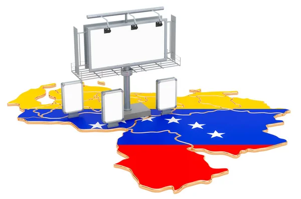 Publicidad Negocios en Venezuela concept, 3D rendering — Foto de Stock