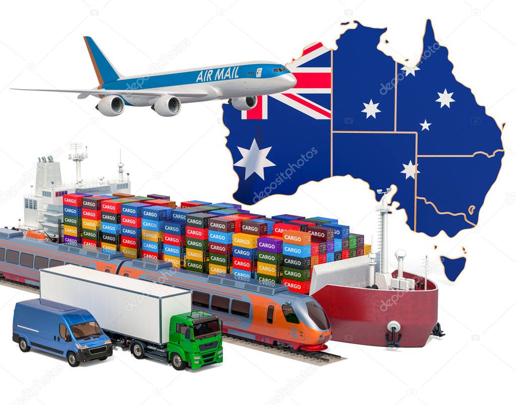 Cargo shipping and freight transportation in Australia