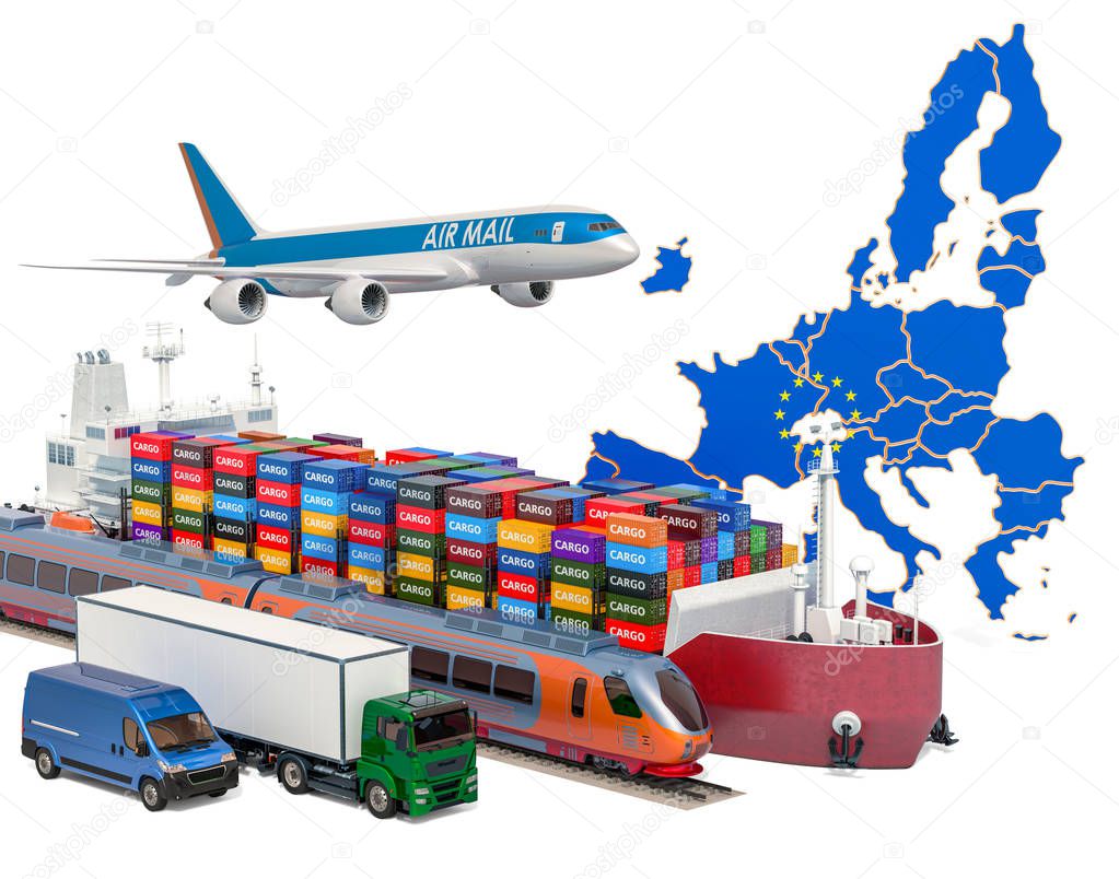 Cargo shipping and freight transportation in the European Union 