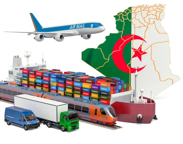 Frachtschifffahrt und Güterverkehr in Algerien — Stockfoto