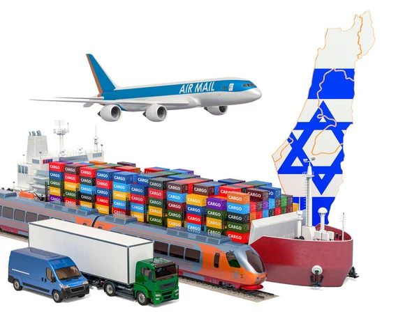 Transporte de carga em Israel — Fotografia de Stock