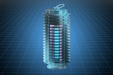 Görüntülenme 3d cad modeli lamba sivrisinek elektrikli böcek katil