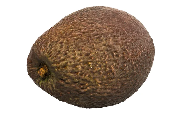 Avocado close-up 3d rendering dengan tekstur realistis — Stok Foto