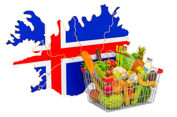 Purchasing power and market basket in Iceland concept — Stock Photo, Image