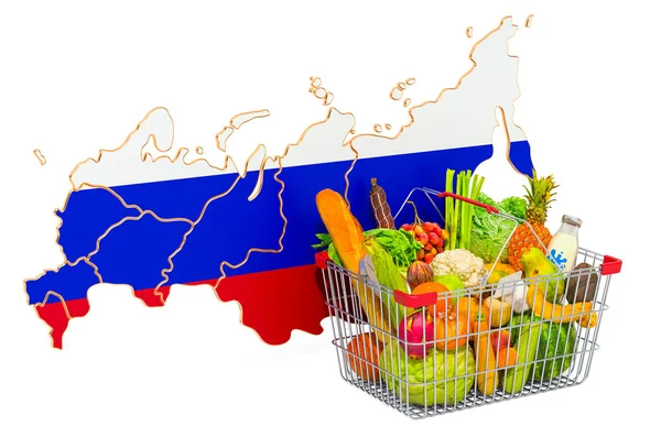 Kaufkraft und Marktkorb in Russland — Stockfoto