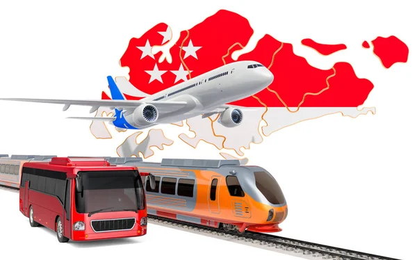 Přeprava cestujících v Singapuru — Stock fotografie